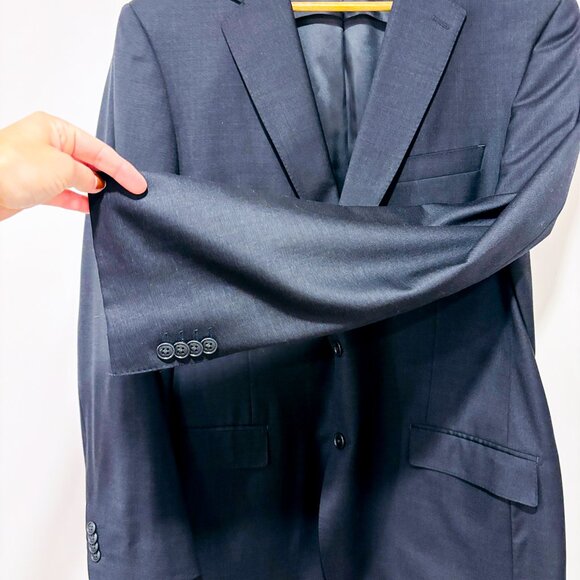 BETENLY Charcoal wool tailored blazer | Men's classic formal jacket | 44L * - Picture 7 of 9